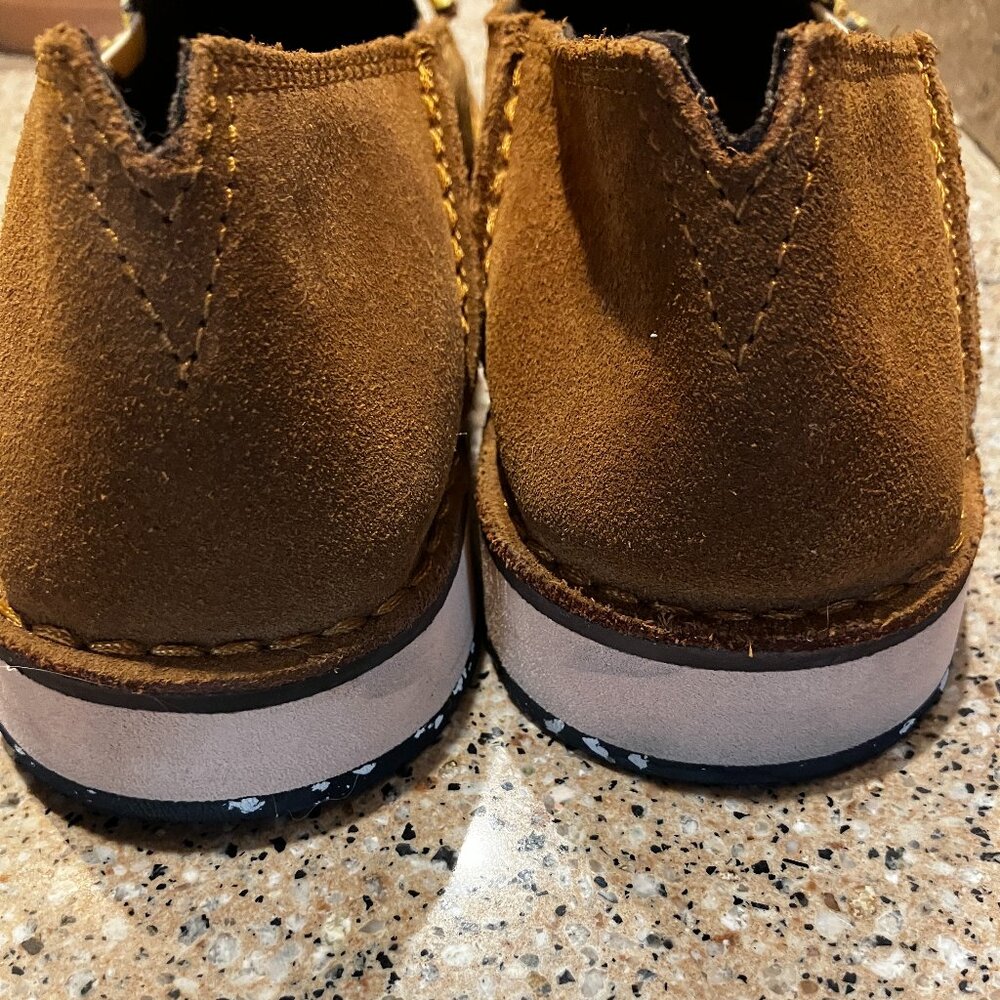 Ariat  Ladies Leather Sunflower Flats ! 9 B - Picture 2 of 4